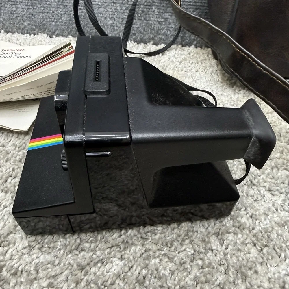 Vintage Polaroid instant land camera time zero one step AS IS untested